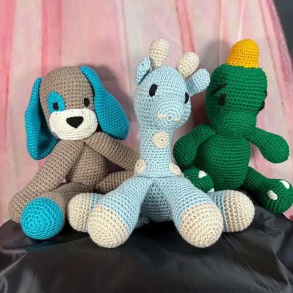 100 + Hand-Stitched plush toys (Love Anyway shop )store Retail price $18 each
